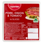 SuperValu Pork, Onion & Tomato Roll Slices (200 g)